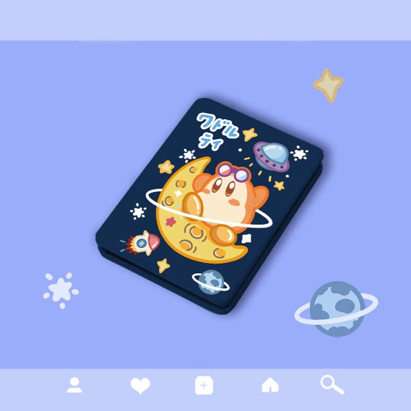 Kawaii Kirby Pocket Mirror Cute Compact Purse Mirror Small Anime Mirror Cute Kirby Art (3)