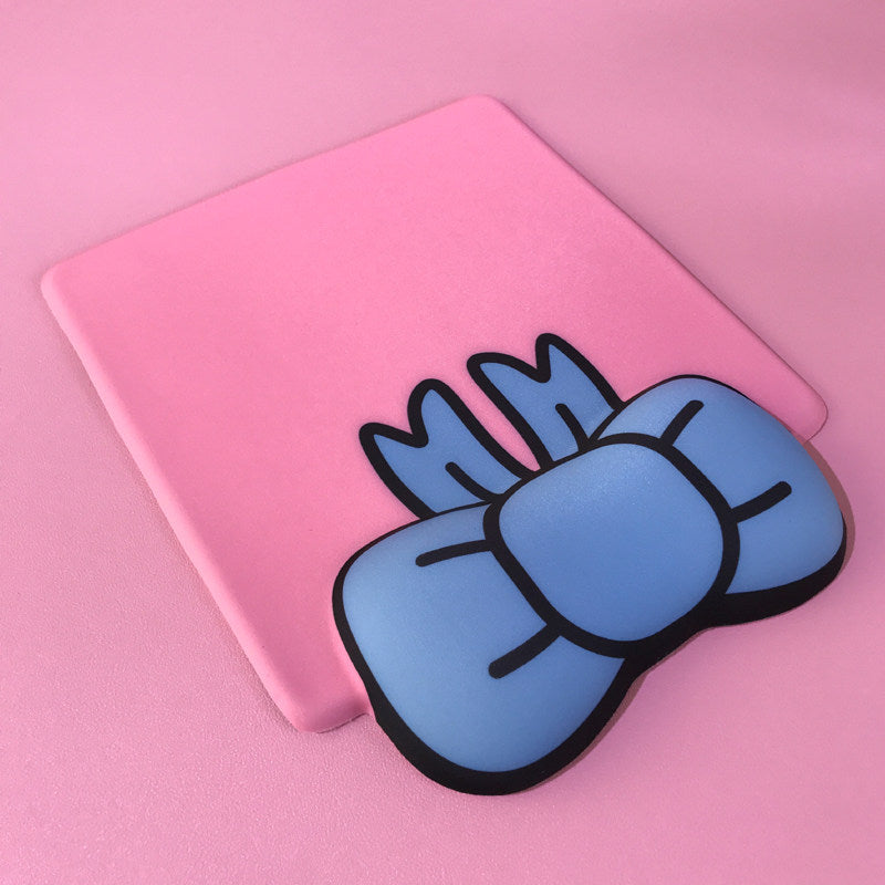 Kawaii Mouse Pad Bow Tie Cute Ribbon Wrist Rest Gaming Room Decor Kawaii Desk Accessories (6)