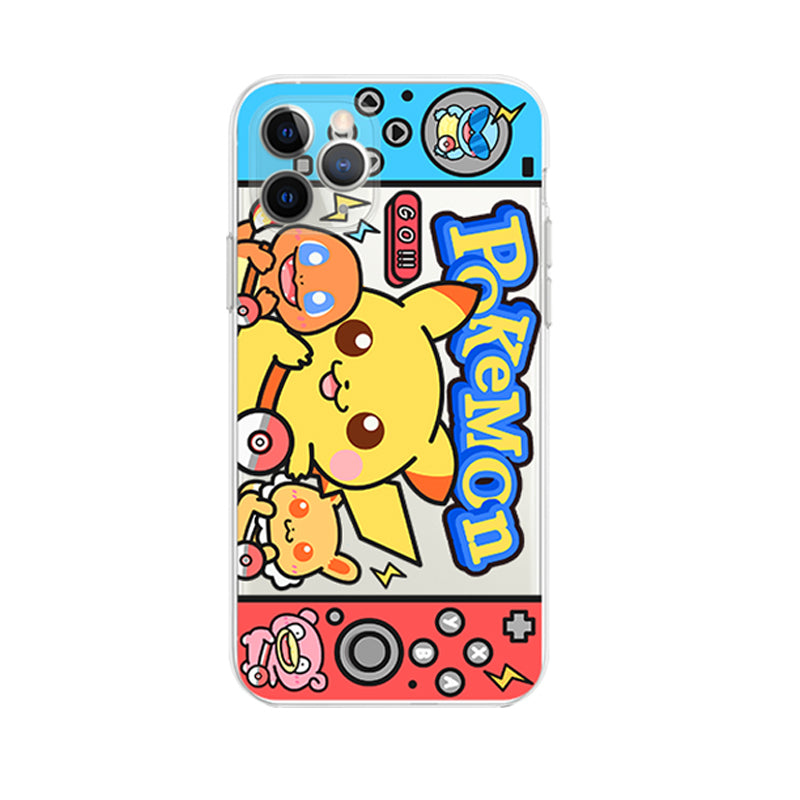 Kawaii Pokemon iPhone Case Cute Pokemon Art Chubby Pikachu Accessories (3)