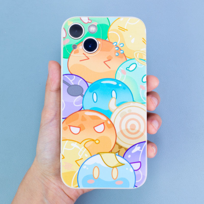 Elemental Slimes Kawaii Phone Case