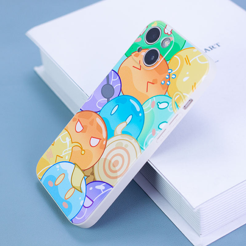 Elemental Slimes Kawaii Phone Case