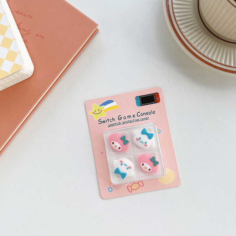 Kawaii Switch Thumb Grips Cute Cartoon OLED Joystick Caps Anime Switch lite Accessories (10)