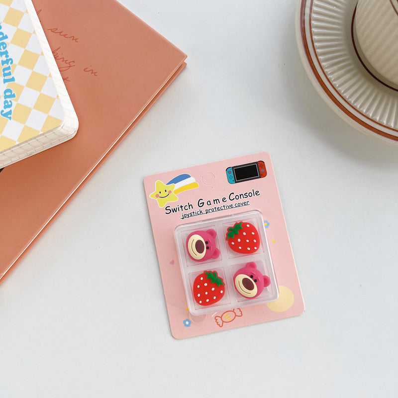 Kawaii Switch Thumb Grips Cute Cartoon OLED Joystick Caps Anime Switch lite Accessories (11)