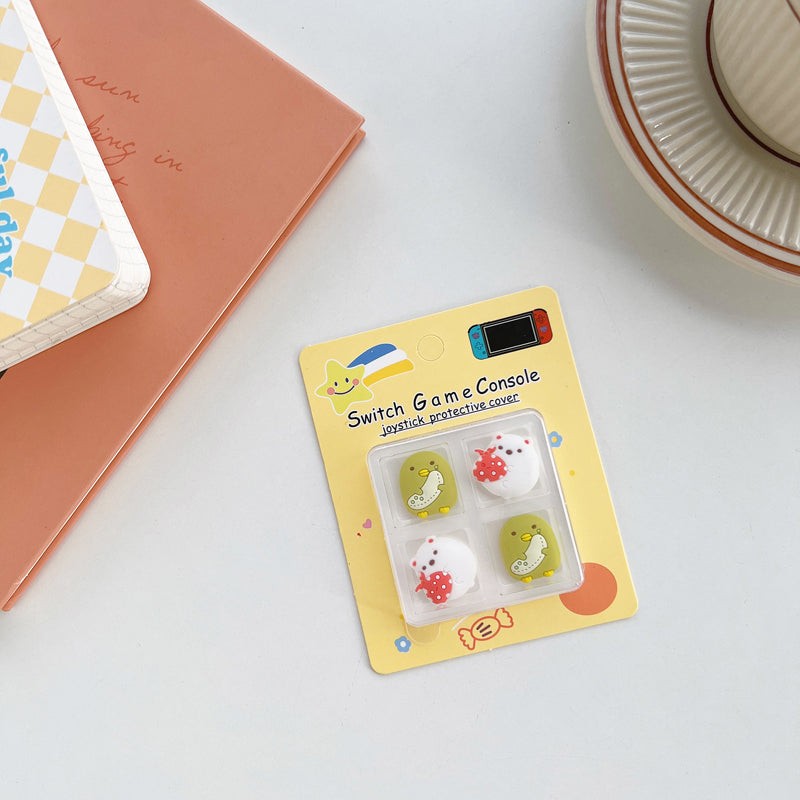 Kawaii Switch Thumb Grips Cute Cartoon OLED Joystick Caps Anime Switch lite Accessories (15)