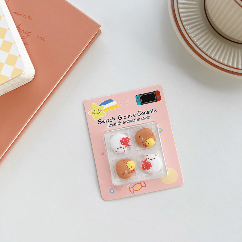 Kawaii Switch Thumb Grips Cute Cartoon OLED Joystick Caps Anime Switch lite Accessories (16)