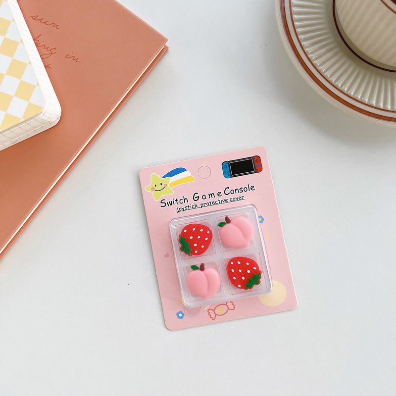 Kawaii Switch Thumb Grips Cute Cartoon OLED Joystick Caps Anime Switch lite Accessories (2)