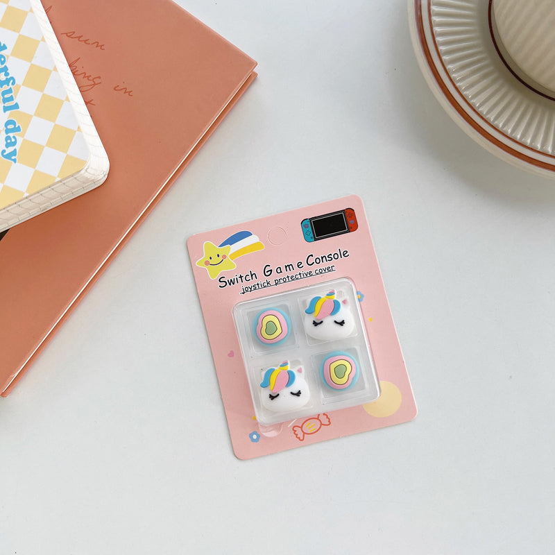 Kawaii Switch Thumb Grips Cute Cartoon OLED Joystick Caps Anime Switch lite Accessories (3)