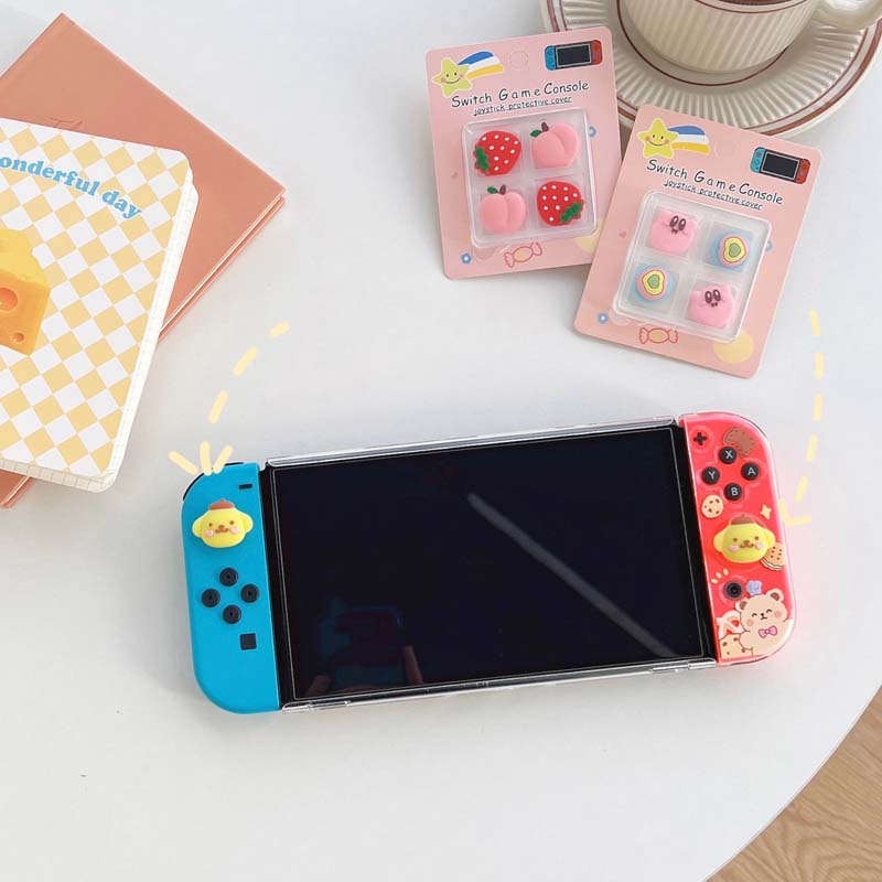 Kawaii Switch Thumb Grips with Joystick Caps