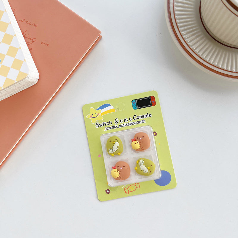 Kawaii Switch Thumb Grips Cute Cartoon OLED Joystick Caps Anime Switch lite Accessories (9)