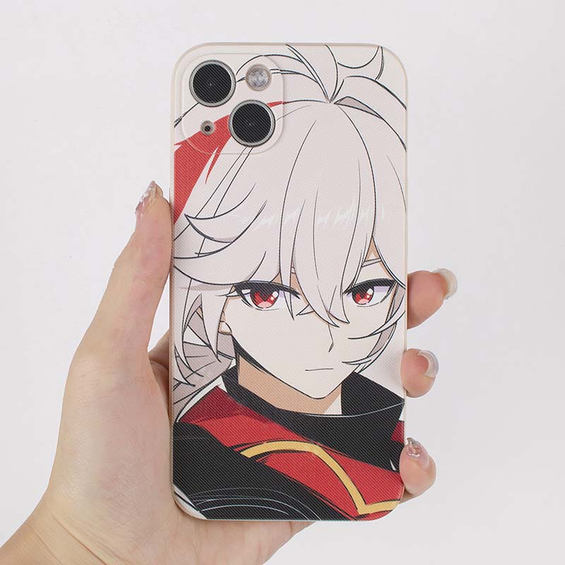 Kazuha Phone Case Genshin Impact iPhone Case Kazuha Drawings Sketch (6)