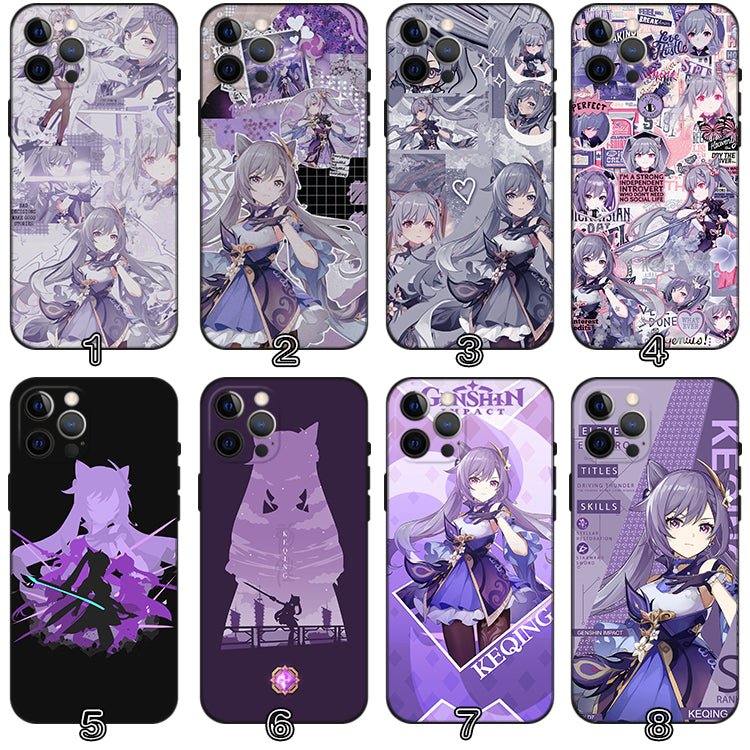 Keqing Genshin Impact Phone Case