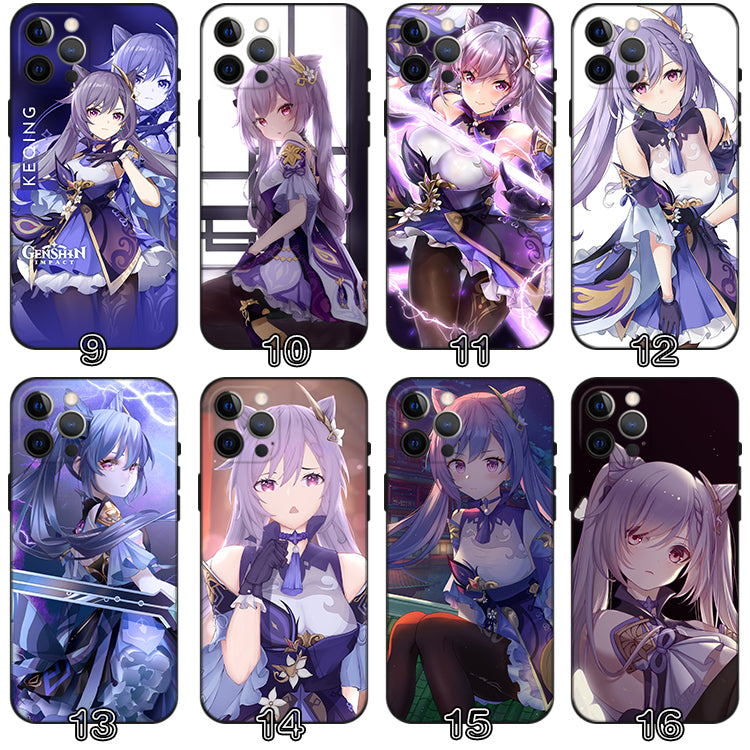 Keqing Genshin Impact Phone Case