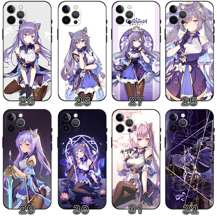 Keqing Genshin Impact Phone Case