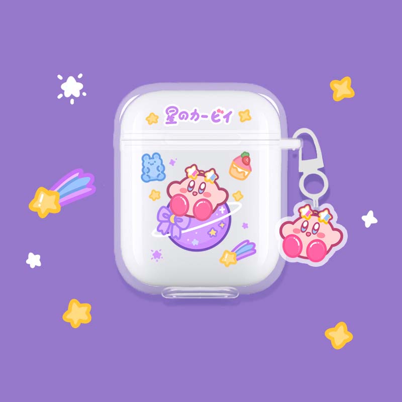 Kirby AirPods Case for AirPods 1 2 Cover Cute Kirby Accessories