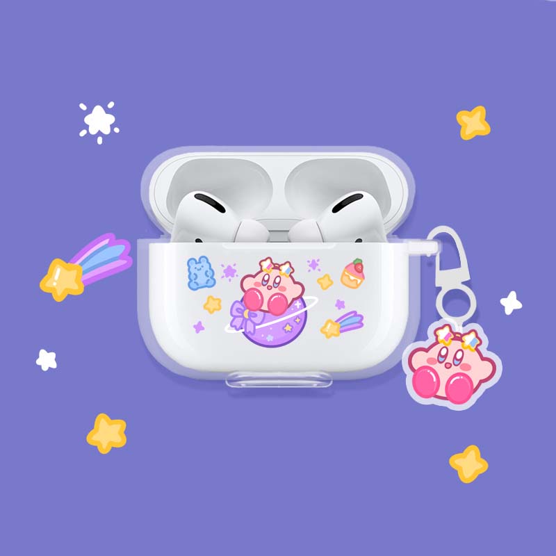 Kirby AirPods Case with Charm