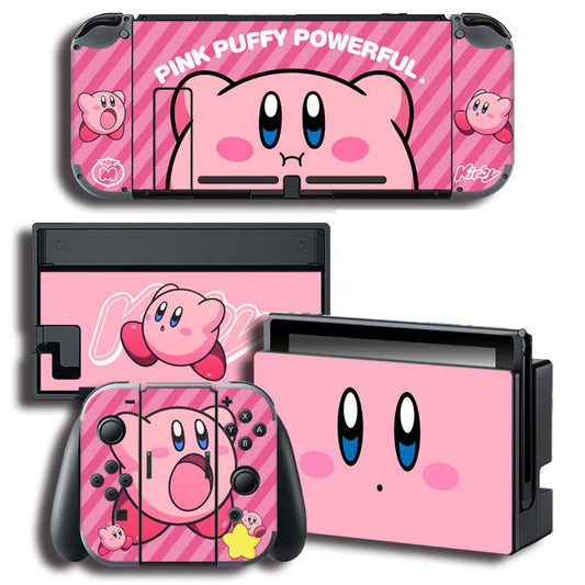 Kirby Switch Skin Cover Kirby OLED Sticker Wrap Joy Con Decal (2)