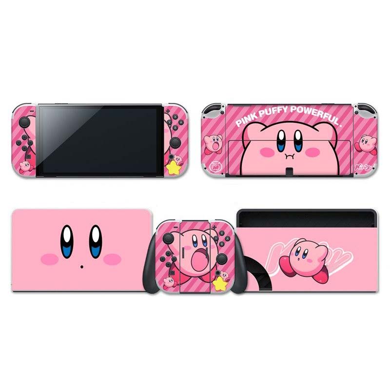 Kirby Switch Skin Cover Kirby OLED Sticker Wrap Joy Con Decal (5)