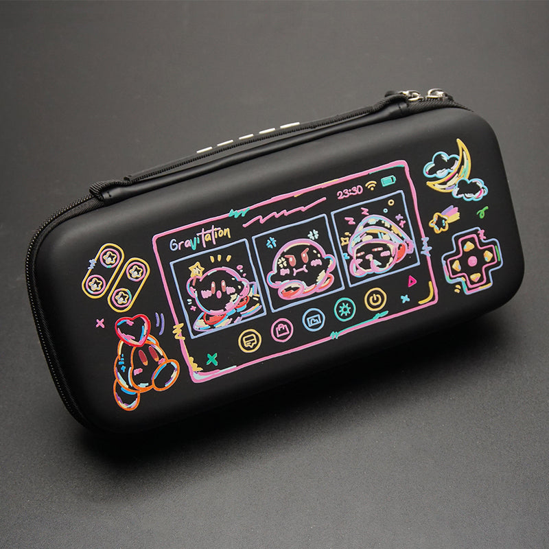 Colorful Kirby Switch Storage Case Bag