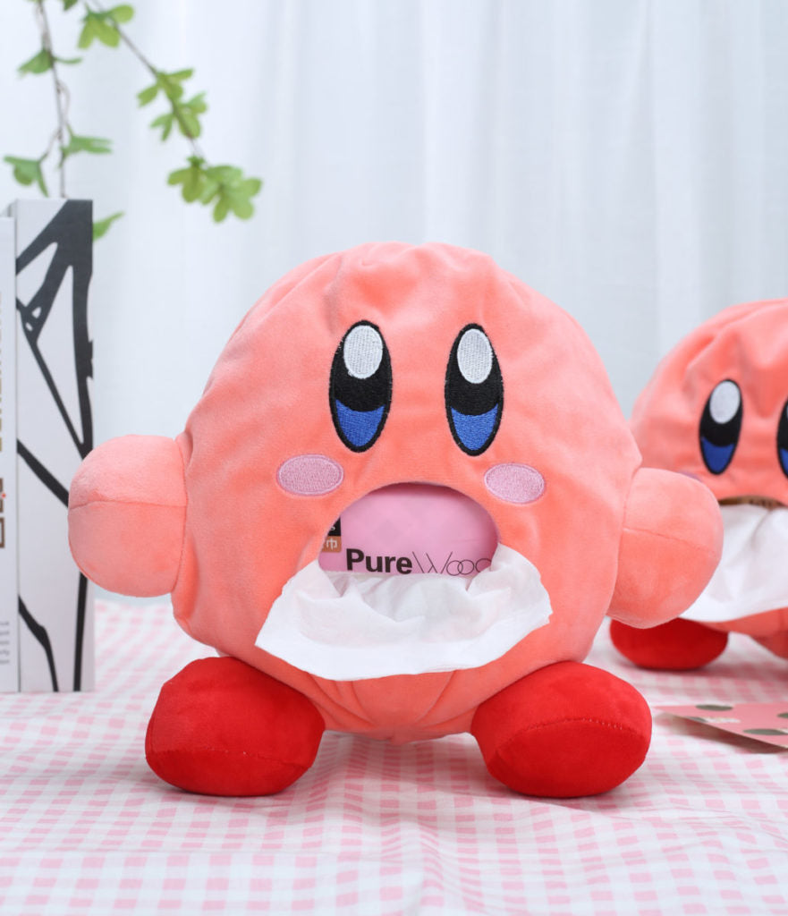 Kirby Tissue Holder: Soft, Durable, Cute