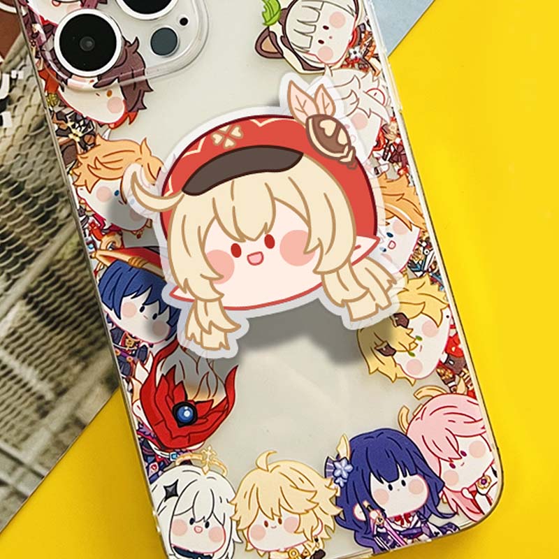 Klee Genshin Impact Phone Grips Cute Genshin Merch Kawaii Klee Genshin Gifts (8)
