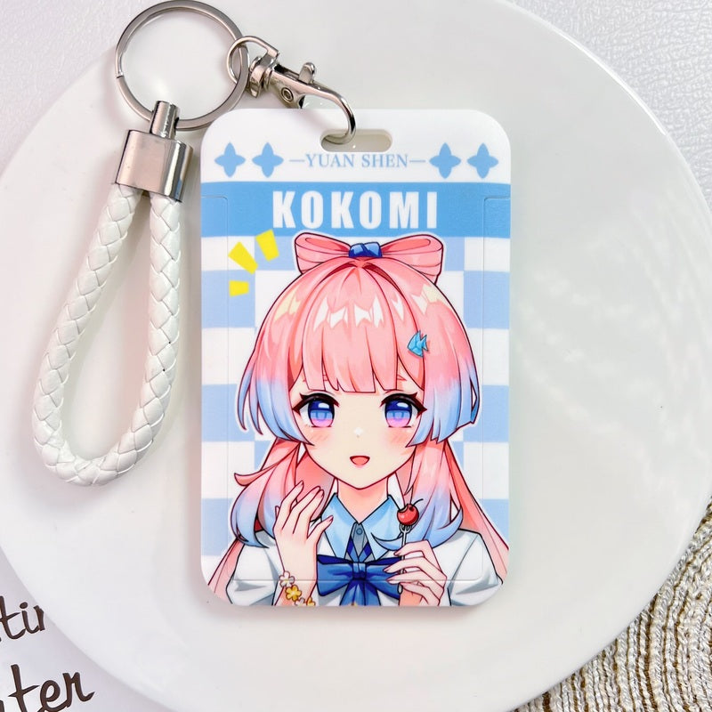 Kokomi Genshin Impact Card Holders Modern Genshin Fanart Badge Holders (11)