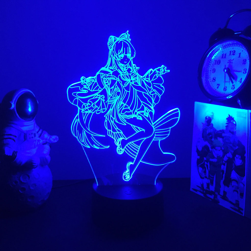 Kokomi Gesnhin Impact LED Light Genshin Desktop Lamp Cool Genshin Gifts (3)