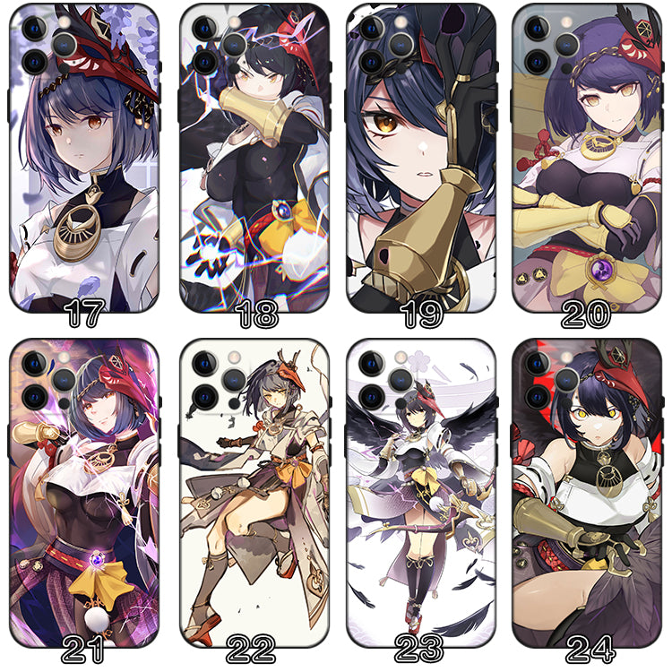 Kujou Sara Phone Case with Camera Protection