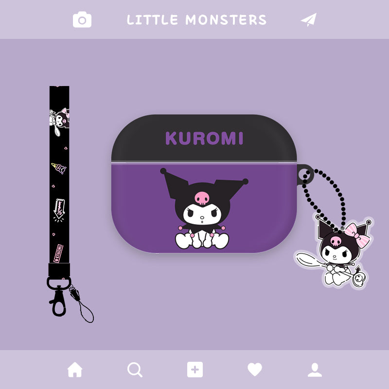 Kuromi AirPods Case hello kitty gift AirPods Pro Case Cover Cute Devil AirPods 1 2 (12)