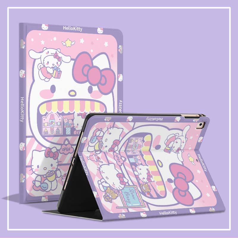 Kuromi iPad Cases Cute Kitty iPad Air Smart Folio Cases (2)