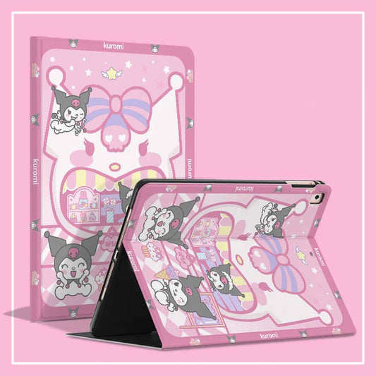 Kuromi iPad Cases Cute Kitty iPad Air Smart Folio Cases (3)