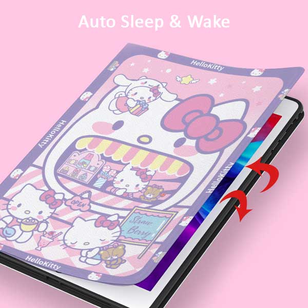 Kawaii iPad Cases with Auto Sleep/Wake