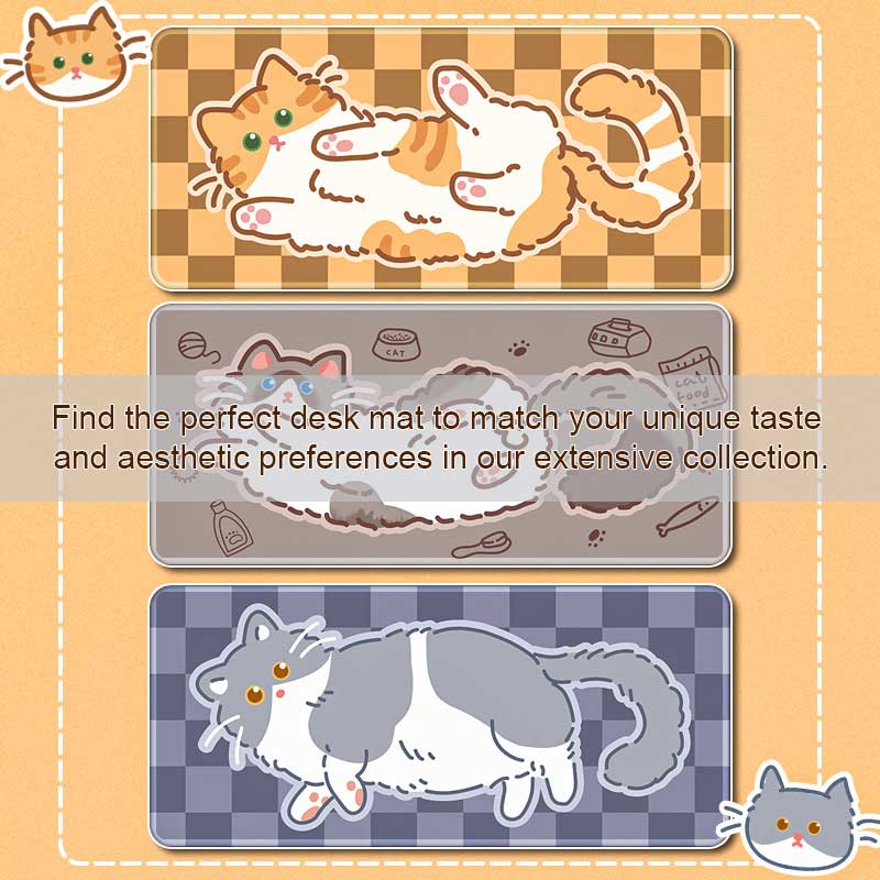 Cat Large Mouse Mat for Gamers