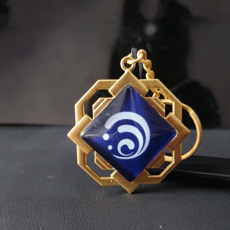 Liyue Vision Key Chain Genshin Impact Gift for Teyvat Travelers (1)
