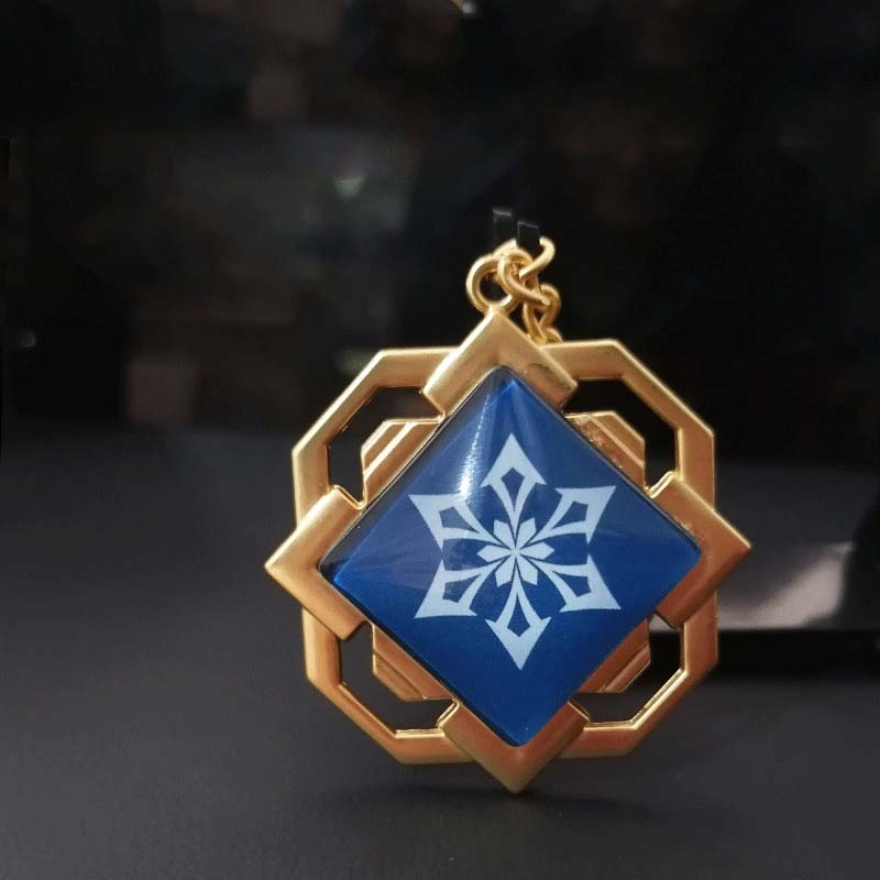 Liyue Vision Key Chain Genshin Impact Gift for Teyvat Travelers (3)