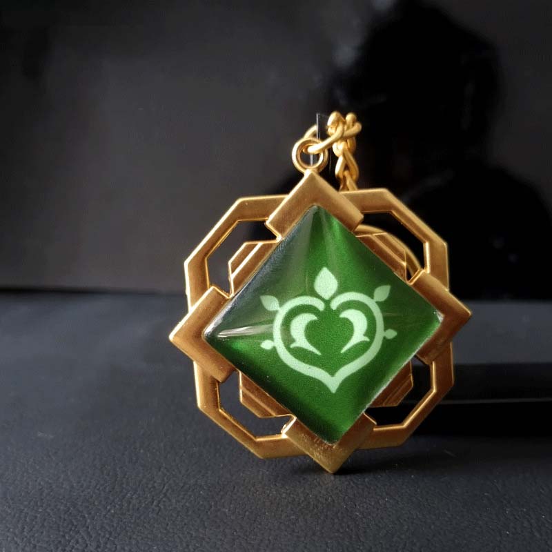 Liyue Vision Key Chain Genshin Impact Gift for Teyvat Travelers (6)