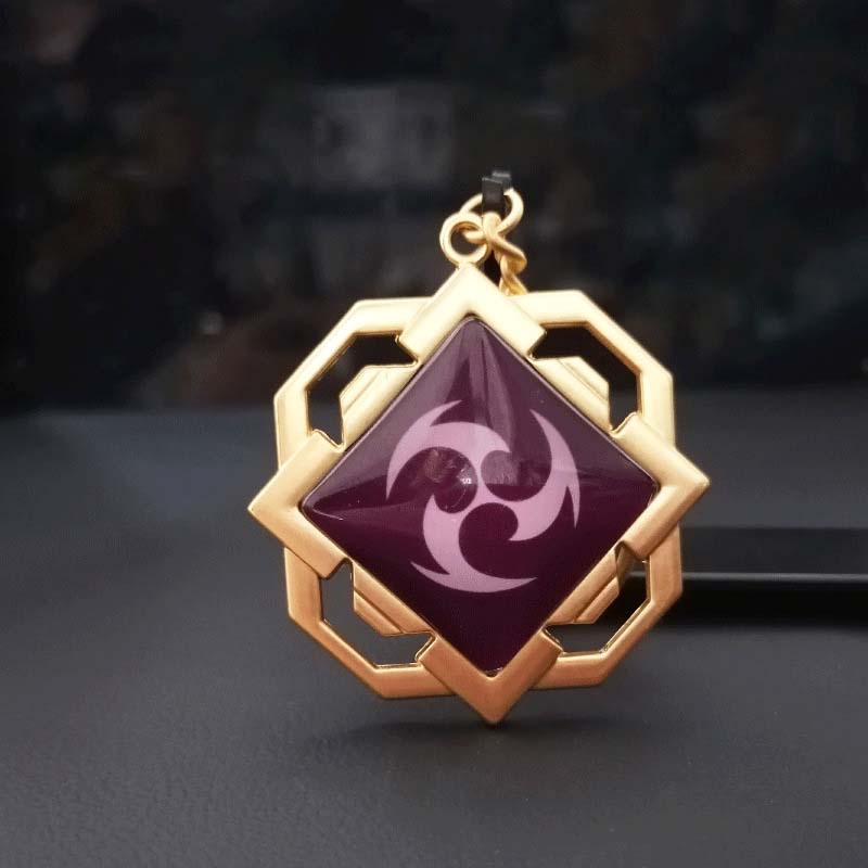 Liyue Vision Key Chain Genshin Impact Gift for Teyvat Travelers (7)