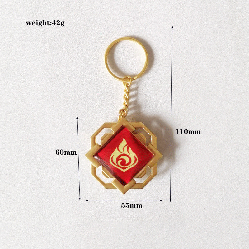 Liyue Vision Key Chain: Genshin Impact