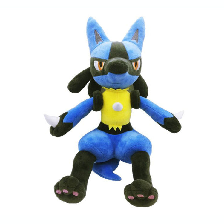 Lucario Pokemon Plush Toy Riolu Evolution Cute Pokemon Stuffed Animal Plushies (3)