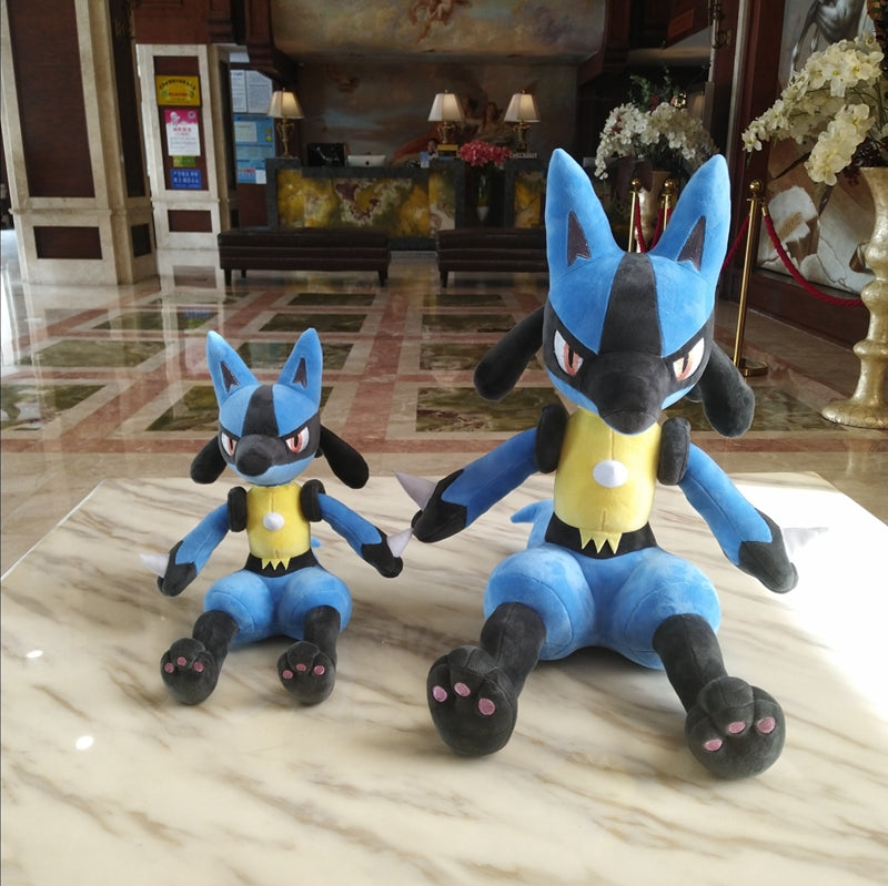 Lucario Pokemon Plush Toy Riolu Evolution Cute Pokemon Stuffed Animal Plushies (5)