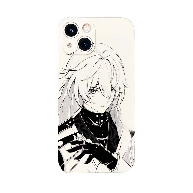 Luocha Sketch Honkai Star Rail Phone Case Cool HSR Drawings iPhone Cases (9)