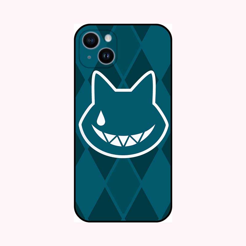 Lyney Poker Phone Cases Lynette Diamond Pattern Genshin Impact Cats (2)