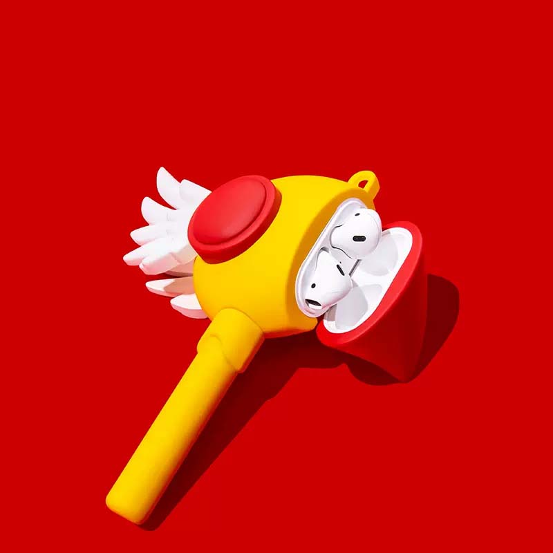 Kawaii AirPods Case with Magical Girl Accessories