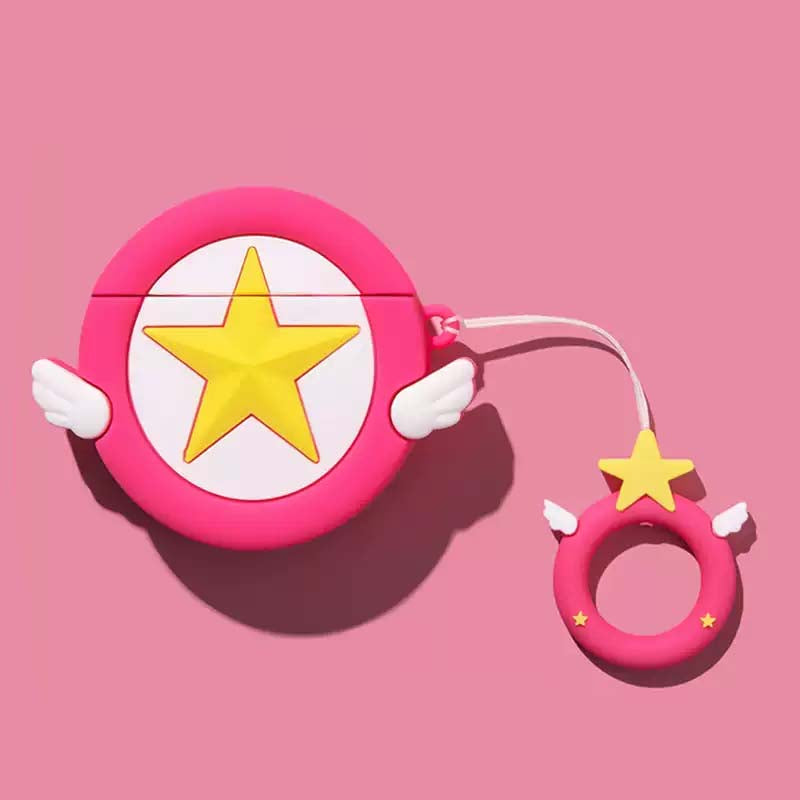 Magic Wand AirPods Cases Anime Star Kawaii AirPods Pro 2 Cover (3)