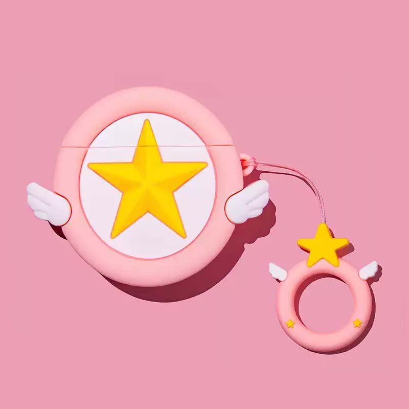 Magic Wand AirPods Cases Anime Star Kawaii AirPods Pro 2 Cover (4)