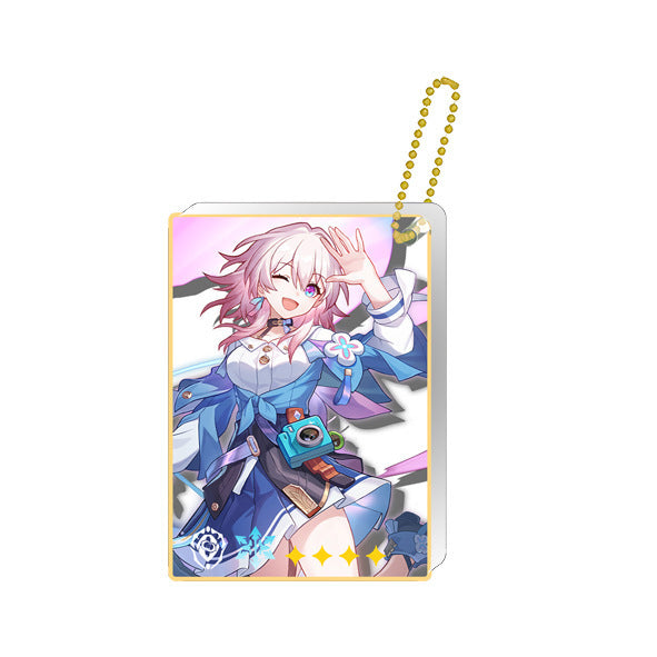 March 7th Honkai Star Rail Acrylic Charm Honkai Star Rail Keychains (4)
