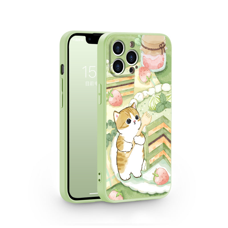 Pastel Cat iPhone Cases with Protection