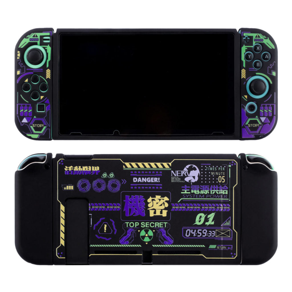 Mecha Switch OLED Case Cyberpunk Switch Case Sci-Fi Accessories (12)