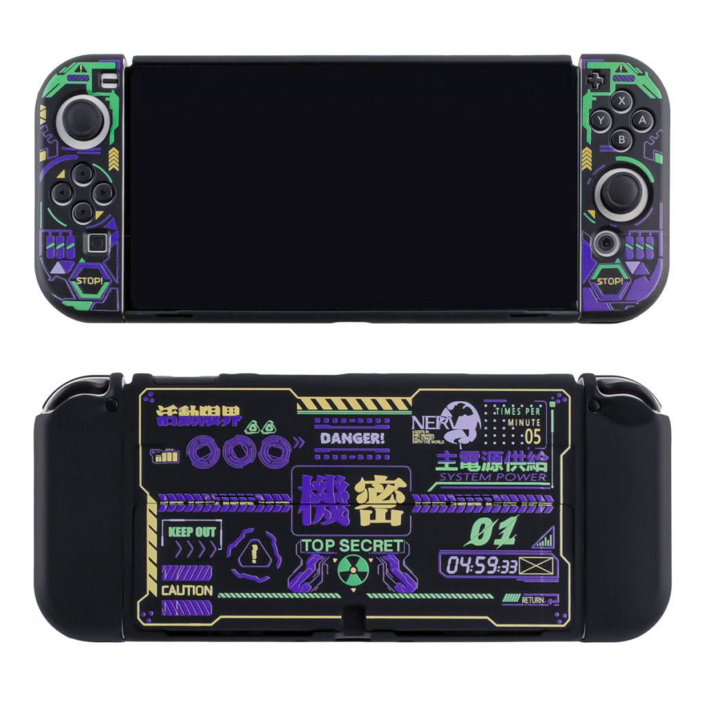 Mecha Switch OLED Case Cyberpunk Switch Case Sci-Fi Accessories (8)