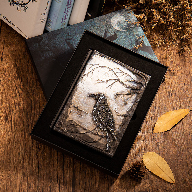 Medieval Feather Pen Set with Journal