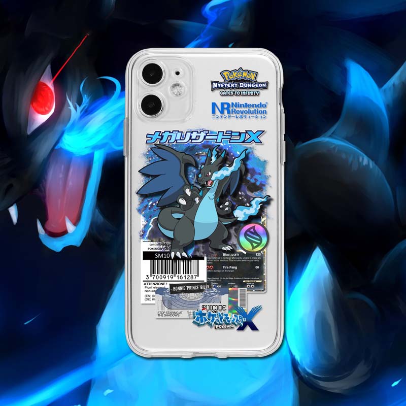 Mega Charizard X Pokemon Phone Cases Pokemon Lover Gifts Cool Pokemon Merch